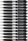 Zestaw 24x Długopis automatyczny Toma TO-038, Medium, 1mm, czarny