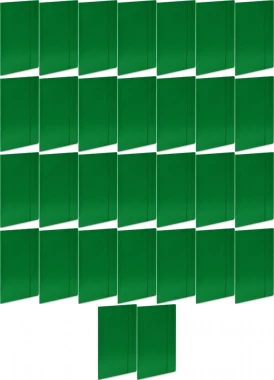 50x Teczka kartonowa z gumką Barbara, A4, 3mm, zielony