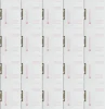20x Skoroszyt kartonowy zawieszany Barbara, A4, do 150 kartek, 250g/m2, biały