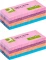 2x Karteczki samoprzylepne Q-Connect Rainbow 38x51mm, 12x100 karteczek, mix kolorów neonowych