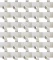 50x Teczka wiązana Barbara, A4, kartonowa, 450g/m2, 50mm, biały