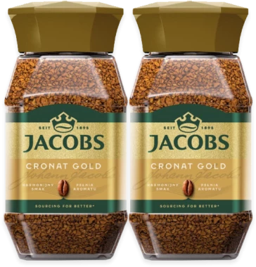 Kawa rozpuszczalna Jacobs Cronat Gold, 200g x2
