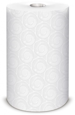 2x Ręcznik papierowy Velvet Boost, 3-warstwowy, w roli, 1 rolka, biały