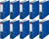 10x Segregator Esselte, A4, szerokość grzbietu 75mm, do 500 kartek, ekonomiczny, niebieski