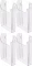 4x Kieszeń naścienna wisząca na dokumenty Artcop, pionowa, A4, pleksi, przezroczysty