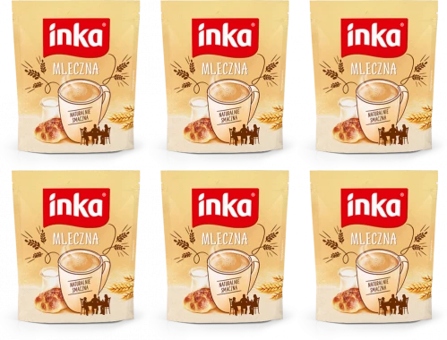 6x Kawa zbożowa Inka, mleczny, 200g