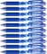 10x Długopis automatyczny Q-Connect, 1mm, wymazywalny, niebieski