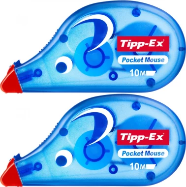 2x Korektor w taśmie Tipp-Ex Pocket Mouse, 4.2mmx10m