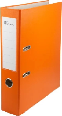 5x Segregator Ofix Economy, A4, szerokość grzbietu 75mm, do 500 kartek, pomarańczowy