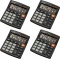4x Kalkulator biurowy Citizen SDC-810NR, 10 cyfr, czarny