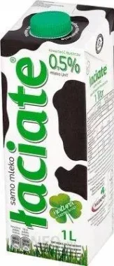 12x Mleko UHT Łaciate, 0.5%, 1l