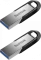 2x Pendrive SanDisk Cruzer Ultra Flair, 64GB, USB 3.0, srebrno-czarny