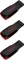 3x Pendrive SanDisk, Cruzer Blade, 32 GB, USB 2.0, czarny