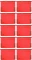 10x Teczka zawieszkowa kartonowa z rozciągliwymi bokami Leitz Alpha, A4, 348x260mm, 275g/m2, czerwony