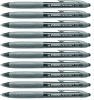 10x Długopis automatyczny Stabilo Performer+ X-Fine, obudowa kolor szary, tusz czarny