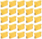25x Teczka zawieszkowa kartonowa z rozciągliwymi bokami Leitz Alpha, A4, 348x260mm, 275g/m2, żółty