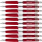 5x Długopis automatyczny Toma TO-038, Medium, 1mm, czerwony