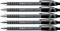 5x Długopis automatyczny Paper Mate, FlexGrip RT, 0.4mm, czarny