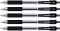 5x Długopis automatyczny Rystor, Boy Pen, 0.7mm, czarny