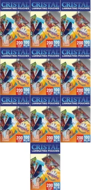 10x Folia do laminacji Argo Cristal, 95x60mm, 100 µm, antystatyczna, 100 sztuk
