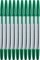 10x Długopis Office Products, 1.0mm, zielony