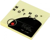 20x Karteczki samoprzylepne Dalpo Memo Notes, 75x75mm, 100 karteczek, żółty