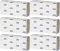 6x Ręcznik papierowy Tork 290163 Advanced, dwuwarstwowy, w składce ZZ, 250 składek, biały