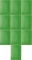10x Teczka kartonowa z gumką lakierowana Esselte, A4, 400g/m2, 4mm, zielony