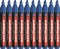 10x Marker permanentny edding 330, ścięta, 1-5 mm, niebieski