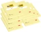 10x Karteczki samoprzylepne w kratkę Post-it, 102x152mm, 100 karteczek, żółty pastelowy