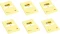 6x Karteczki samoprzylepne Post-it, 102x152mm, 100 karteczek, żółty pastelowy