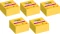5x Notes samoprzylepny Post-it Super Sticky, 76x76mm, 350 karteczek, żółty, neonowy