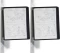 2x Uchwyt ścienny Durable Vario Magnetic Wall 5, magnetyczny, z 5 panelami prezentacyjnymi A4, czarny