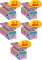 5x Karteczki samoprzylepne Post-It Super Sticky Z-Notes (R330-SS-VP16), 76x76mm, 16 (14+2  gratis) x 90 karteczek, mix kolorów