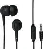 3x Słuchawki przewodowe dokanałowe Thomson EAR3005BK, z mikrofonem, czarny