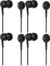 4x Słuchawki przewodowe dokanałowe Thomson EAR3005BK, z mikrofonem, czarny