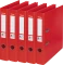 5x Segregator Esselte No.1 Power, A4, szerokość grzbietu 50mm, do 350 kartek, czerwony