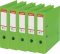 5x Segregator Esselte Vivida No.1 Power, A4, szerokość grzbietu 75mm, do 500 kartek, zielony