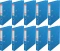 10x Segregator Esselte Vivida No.1 Power, A4, szerokość grzbietu 50mm, do 350 kartek, niebieski