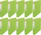 10x Segregator Esselte Vivida No.1 Power, A4, szerokość grzbietu 50mm, do 350 kartek, zielony