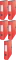 5x Segregator Leitz 180° Active Urban Chic, A4, szerokość grzbietu 82mm, do 500 kartek, czerwony