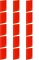15x Teczka z gumką laminowana VauPe Large 2, A4, 20mm, czerwony