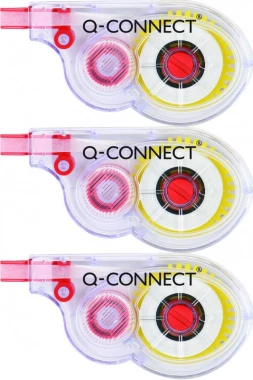 3x Korektor w taśmie Q-Connect, 5mmx8m