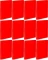 12x Teczka skrzydłowa z gumką VauPe Caribic, A4, 40mm, czerwony