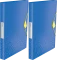 2x Teczka plastikowa z gumką Leitz Urban Chic, A4, 25 mm, niebieski