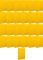 25x Teczka z gumką Barbara, A4, klejona, lakierowana, żółty