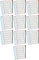 10x Przekładki kartonowe numeryczne z kolorowymi indeksami Esselte, laminowane, A4+, 1-31 kart, mix kolorów