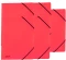 5x Teczka preszpanowa z narożną gumką Esselte, A4, 330g/m2, 4mm, czerwony