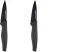 2x Nóż kuchenny Altom Design, 19.5cm, czarny
