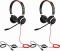2x Słuchawki przewodowe Jabra Biznes Evolve 40, złącze USB i jack 3,5 mm, czarny